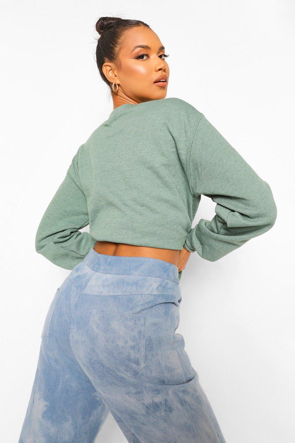 Beverly Hills Tennis Slogan Oversized Sweatshirt